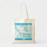 Cute Ocean Blue Starfish Summer Bridesmaids Gift Canvas Bag