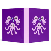 Cute Octopus Binder