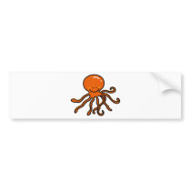 cute octopus bumper stickers