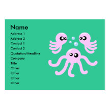 Cute Octopus Business Cards