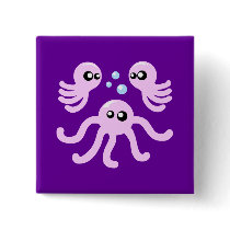 Cute Octopus buttons