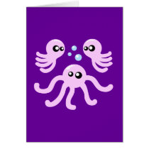 Cute Octopus cards