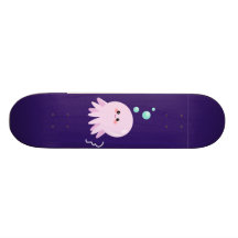 Cute octopus cartoon custom skateboard