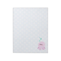 Cute octopus cartoon note pads