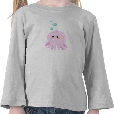 Cute octopus cartoon tee shirts