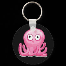Cute Octopus Key Chain keychains by samtdesign Cute Octopus Key Chain keychains