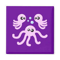 Cute Octopus magnets by toxiferous Cute Octopus magnets