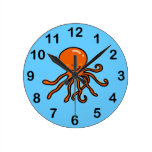 cute octopus wallclock