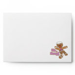 cute oh, snap gingerbread man cookie envelope