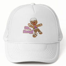 cute oh, snap gingerbread man cookie hat