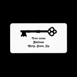 Cute old fashioned antique key labels