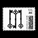 Cute old fashioned antique key stamps