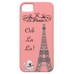 Cute Ooh La La Paris French Poodle IPhone 5 Case