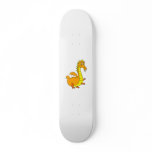 Cute Orange Dragon Skate Board