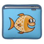 Cute orange fish ipad sleeve