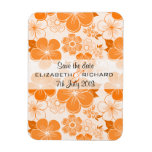 Cute orange flowers Magnet magnets