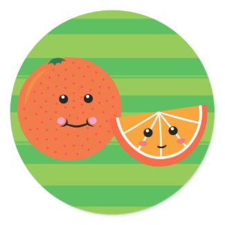 Cute Orange sticker