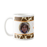 Cute Orange/Yellow Giraffe Custom Photo Mug mugs