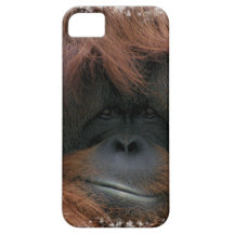 Cute Orangutan Face iPhone 5 Case