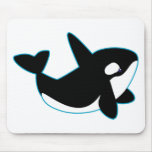 Cute Orca (Killer Whale) mousepads