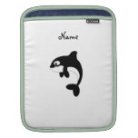 Cute orca whale iPad sleeve