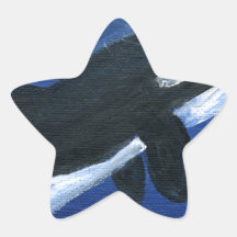 Cute orca whale sticker