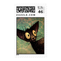 Cute Oriental Cat stamps