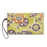 Cute Oriental Japanese Cherry Blossom Flower Wristlet Clutch