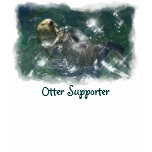 Cute Otter Supporter Otter Photo Art Shirt