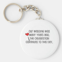 Cute, "Our Wedding" Marriage quote Key Chain