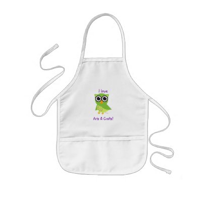 Cute Owl Apron by creatingmybestlife