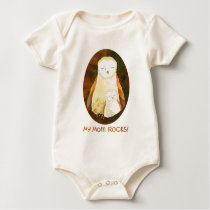 Cute Owl Baby and Mom Infant T-Shirt by daphne1024 Cute Owl Baby and Mom Infant T-Shirt
