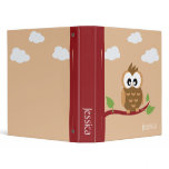 Cute Owl Binder binders
