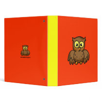 Cute owl binders