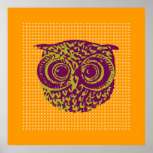 cute Owl bird for wall Posters