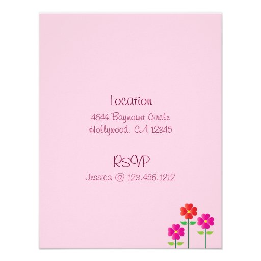Cute Owl Birthday Invitation