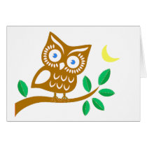 Cute Owl Greeting Cards