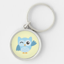 Cute Owl Character Keychain