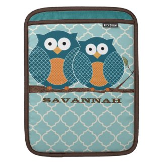 Cute Owl iPad Sleeve rickshawsleeve