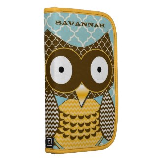 Cute Owl Moorish Zig Zag Pattern Choose Your Color rickshawfolio
