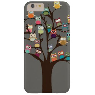 Cute Owl On Tree | Background Barely There iPhone 6 Plus Case