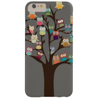 Cute Owl On Tree | Background Barely There iPhone 6 Plus Case