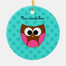 Cute owl ornament