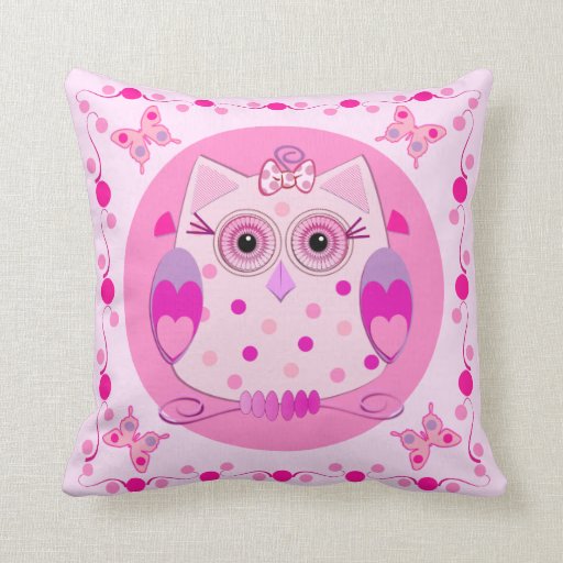 Cute Owl pillow for the Baby Zazzle
