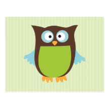 Cute Owl Post Card