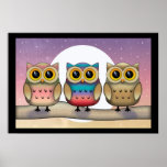 Cute Owl Poster