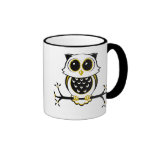 Cute Owl Ringer Mug