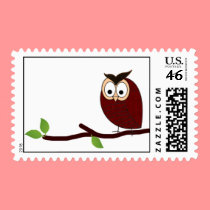 Cute Owl Stamp stamps