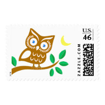 Cute Owl Stamps