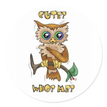 Cute Owl Sticker
